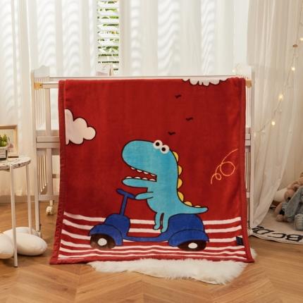91家纺网 家纺一手货源 找家纺 凯轩毛毛毯毯子 2024新款双层儿童云毛毯毯子盖毛毯毯子毛毯毯子子 调皮龙-红