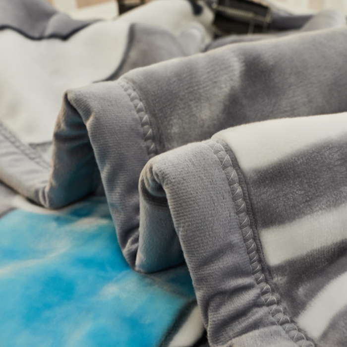 91家纺网 家纺一手货源 找家纺 凯轩毛毛毯毯子 2024新款双层儿童云毛毯毯子盖毛毯毯子毛毯毯子子 调皮龙-灰