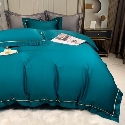 91家纺网 家纺一手货源 找家纺 （总）榻尚家居2023新款长绒棉简约轻奢四件套