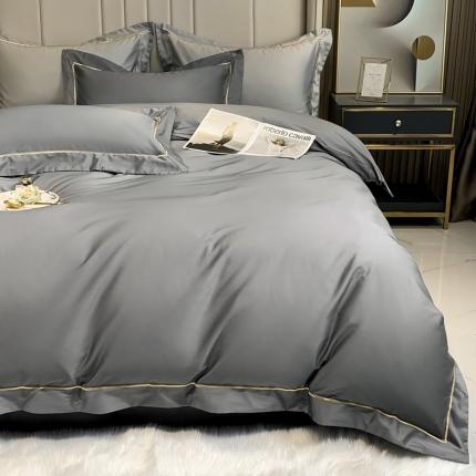 91家纺网 家纺一手货源 找家纺 （总）榻尚家居2023新款长绒棉简约轻奢四件套