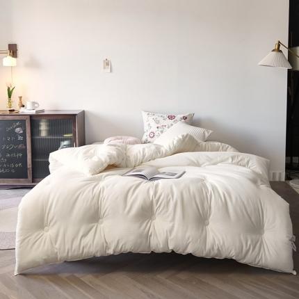 91家纺网 家纺一手货源 找家纺 (总）巴宝路 新款A类不染原棉蚕丝蛋白被春秋被夏被冬被子母被