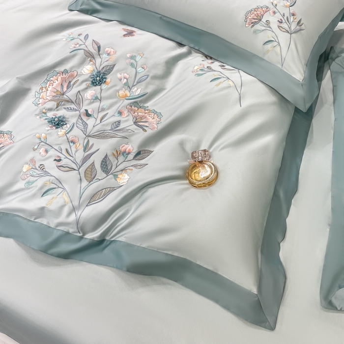 91家纺网 家纺一手货源 找家纺 （总）品家居 2021新款180支长绒棉四件套-蝶舞恋花