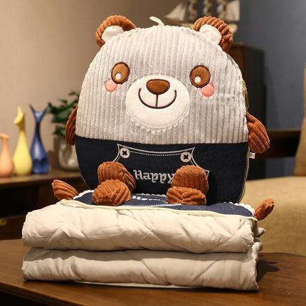 91家纺网 家纺一手货源 找家纺 （总）仟亿莱 2021新款卡通条纹抱枕被