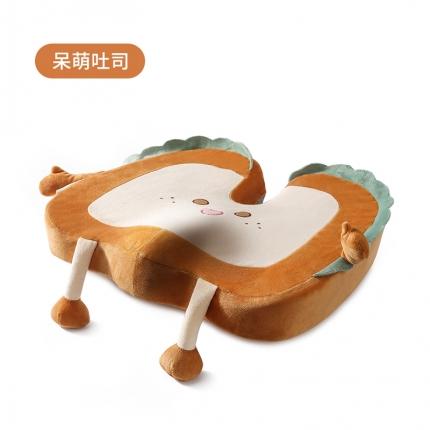 91家纺网 家纺一手货源 找家纺 （总）仟亿莱 2021新款卡通记忆棉高软吐司美臀坐垫加腰靠