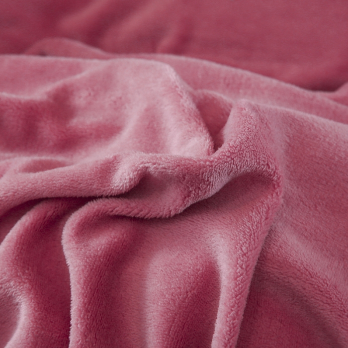 91家纺网 家纺一手货源 找家纺 琪琪阁家纺 2021新款加厚牛奶绒单被套 豆沙色