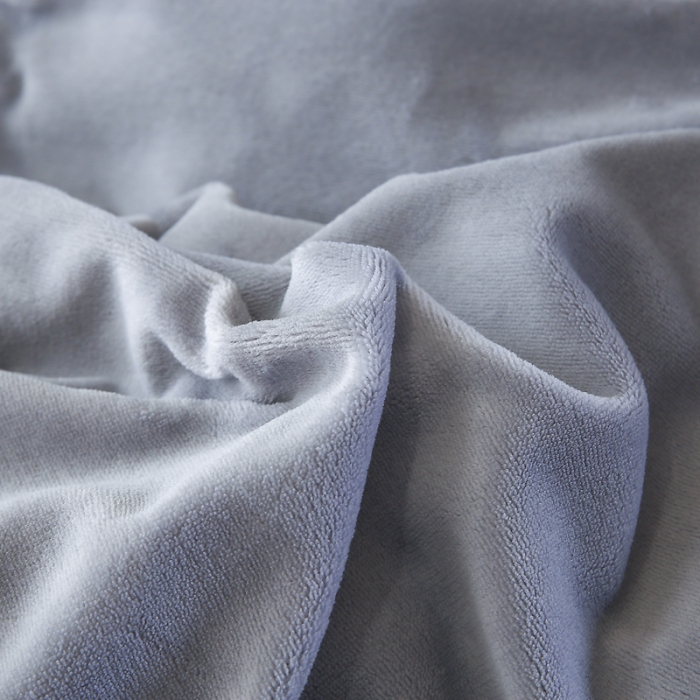 91家纺网 家纺一手货源 找家纺 琪琪阁家纺 2021新款加厚牛奶绒单被套 绅士灰