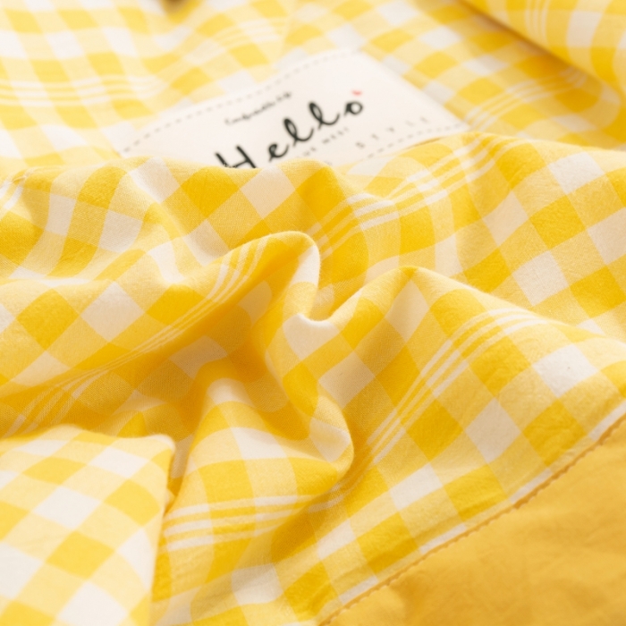 91家纺网 家纺一手货源 找家纺 简色坊2023新款简约风夏凉被 黄小格