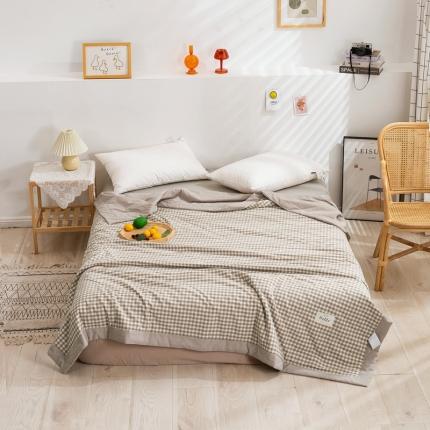 简色坊2023新款简约风夏凉被 米小格