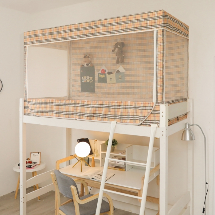 91家纺网 家纺一手货源 找家纺 梦尔佳 2021新款学生蚊帐 格格熊