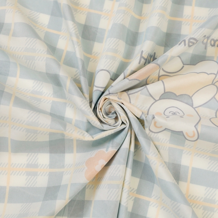 91家纺网 家纺一手货源 找家纺 梦尔佳 2021新款学生蚊帐 快乐小熊绿