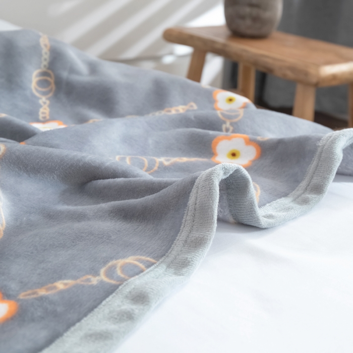 91家纺网 家纺一手货源 找家纺 羋多 2023新款冰貂绒法莱绒毛毯欧风尚