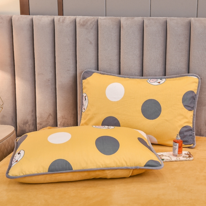 91家纺网 家纺一手货源 找家纺 （总）琪琪阁 2021新款全棉+牛奶绒四件套