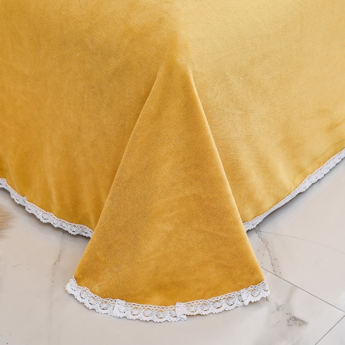 91家纺网 家纺一手货源 找家纺 （总）琪琪阁 2021新款全棉+牛奶绒四件套