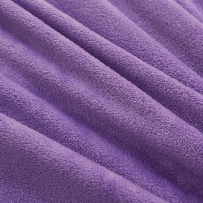 91家纺网 家纺一手货源 找家纺 简爱家纺 2025新款法莱绒羊羔绒四件套 回忆-浅紫