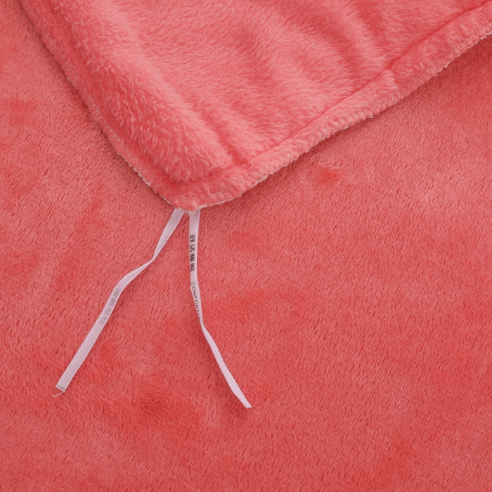 91家纺网 家纺一手货源 找家纺 简爱家纺 2025新款法莱绒羊羔绒四件套 回忆-夕阳红