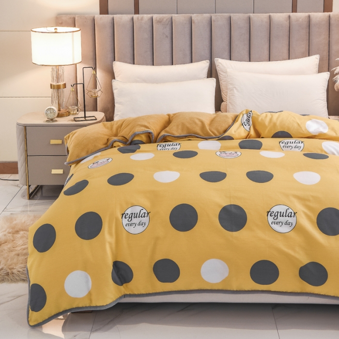 91家纺网 家纺一手货源 找家纺 琪琪阁 2021新款全棉+牛奶绒单被套奔跑小牛