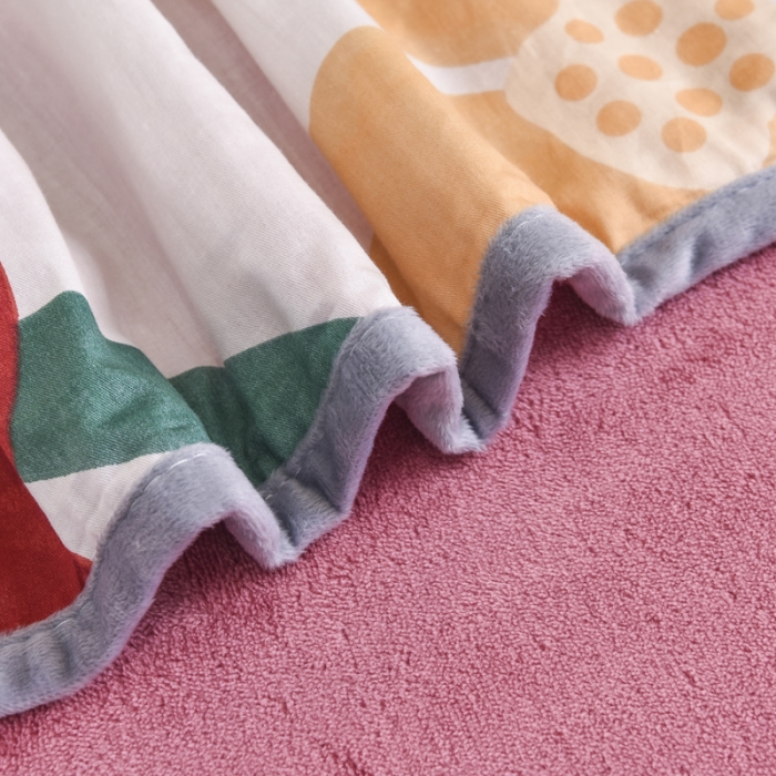 91家纺网 家纺一手货源 找家纺 琪琪阁 2021新款全棉+牛奶绒单被套花妃-粉