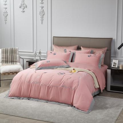 91家纺网 家纺一手货源 找家纺 （总）玖玖爱家纺2021新款100支贡缎磨毛四件套