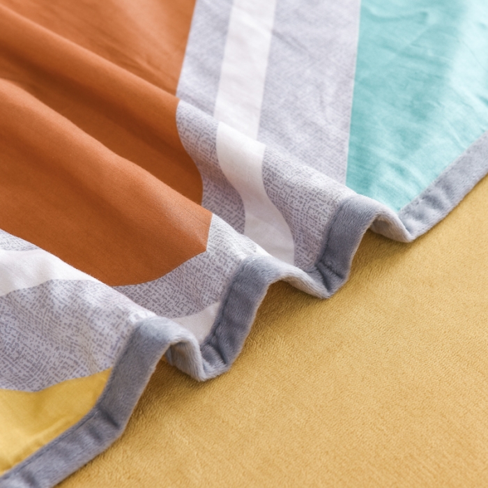 91家纺网 家纺一手货源 找家纺 琪琪阁 2021新款全棉+牛奶绒单被套斯图亚克