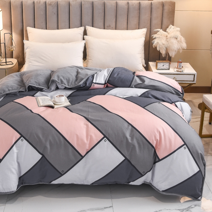 91家纺网 家纺一手货源 找家纺 琪琪阁 2021新款全棉+牛奶绒单被套塔罗骑士