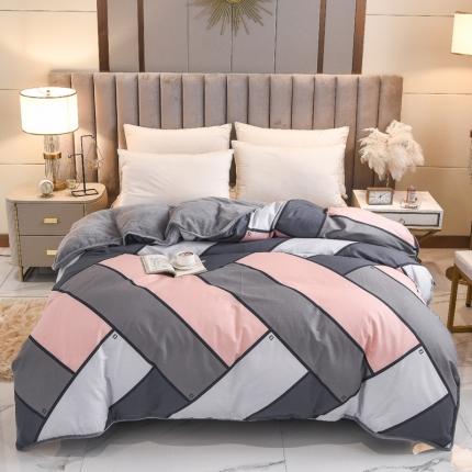 琪琪阁 2021新款全棉+牛奶绒单被套塔罗骑士