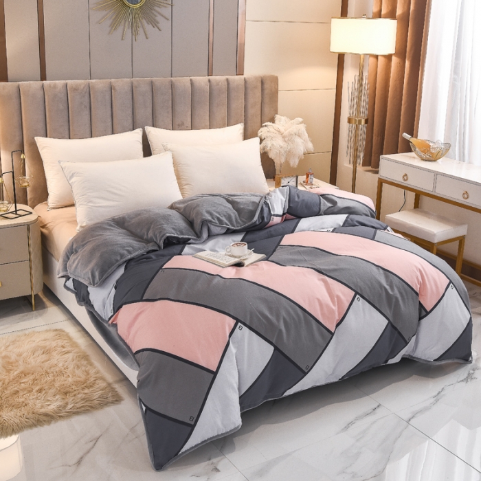 91家纺网 家纺一手货源 找家纺 琪琪阁 2021新款全棉+牛奶绒单被套塔罗骑士