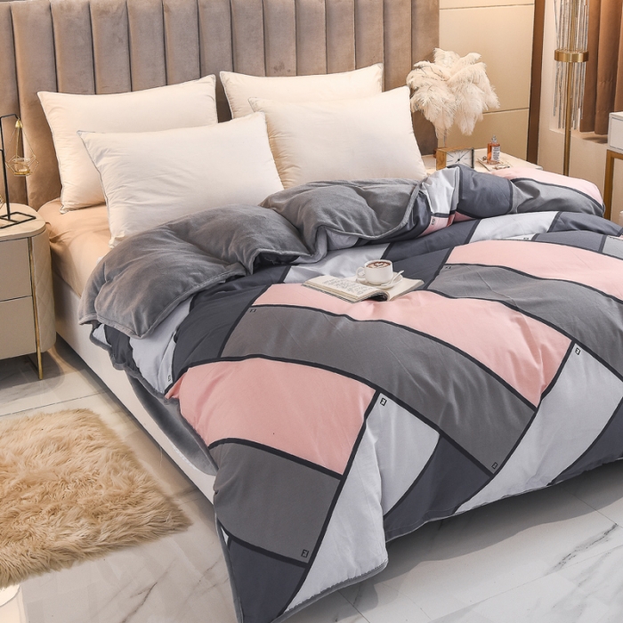 91家纺网 家纺一手货源 找家纺 琪琪阁 2021新款全棉+牛奶绒单被套塔罗骑士