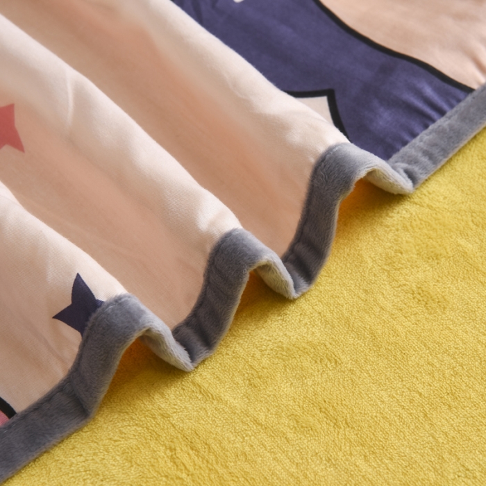 91家纺网 家纺一手货源 找家纺 琪琪阁 2021新款全棉+牛奶绒单被套勇敢牛牛