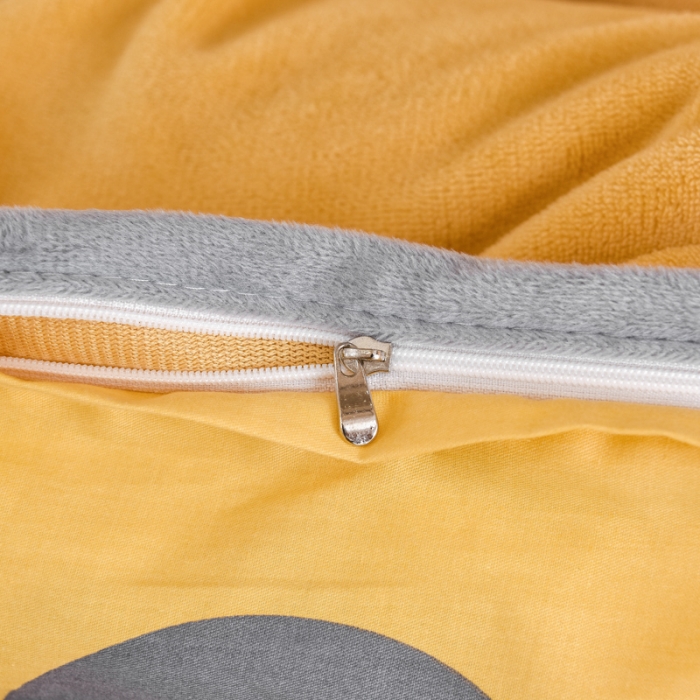 91家纺网 家纺一手货源 找家纺 琪琪阁 2021新款全棉+牛奶绒四件套奔跑小牛