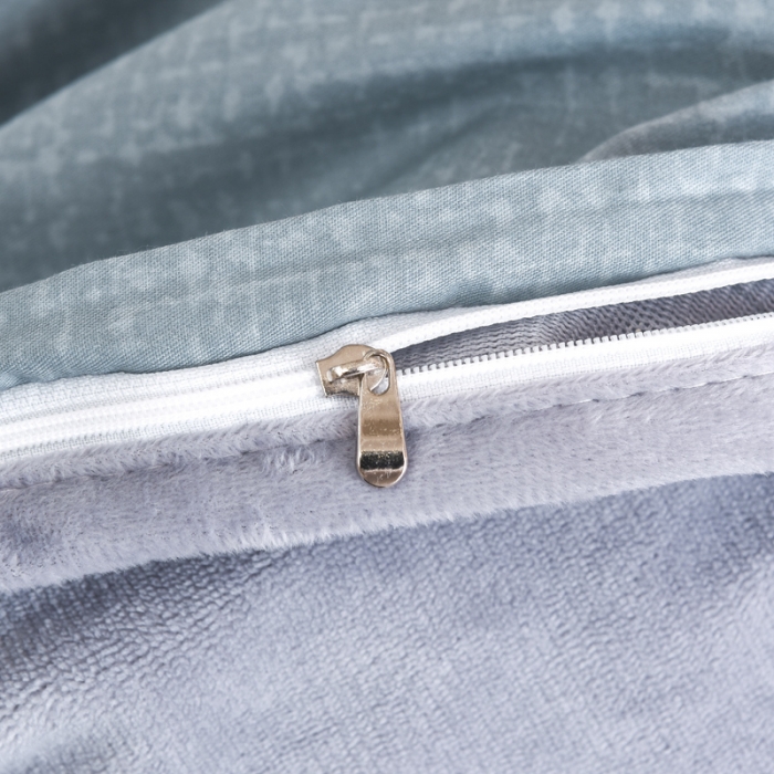 91家纺网 家纺一手货源 找家纺 琪琪阁 2021新款全棉+牛奶绒四件套简易