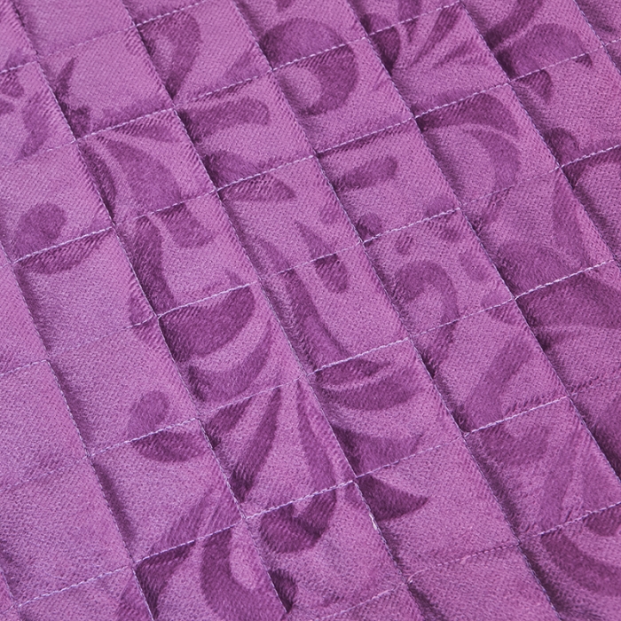 91家纺网 家纺一手货源 找家纺 网红馆2025新款盛世佳人天鹅绒夹棉单品床裙被套枕套 丁香紫