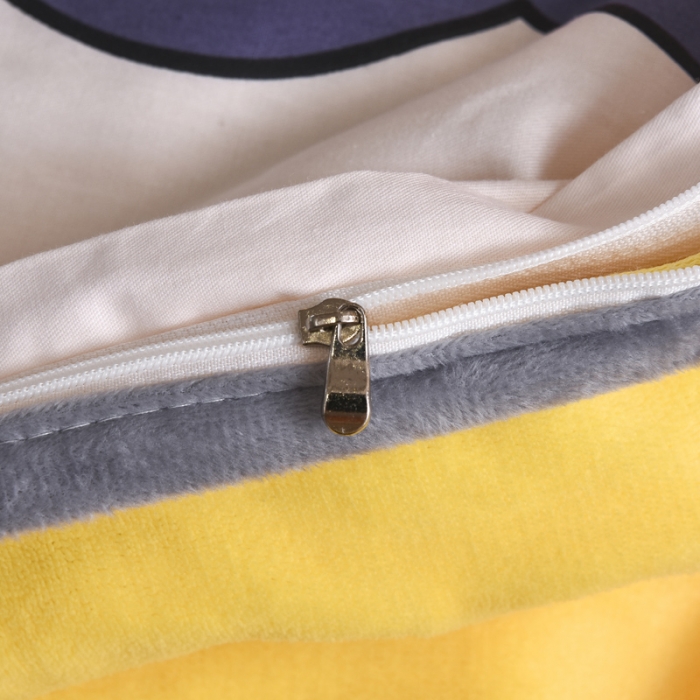 91家纺网 家纺一手货源 找家纺 琪琪阁 2021新款全棉+牛奶绒四件套勇敢牛牛