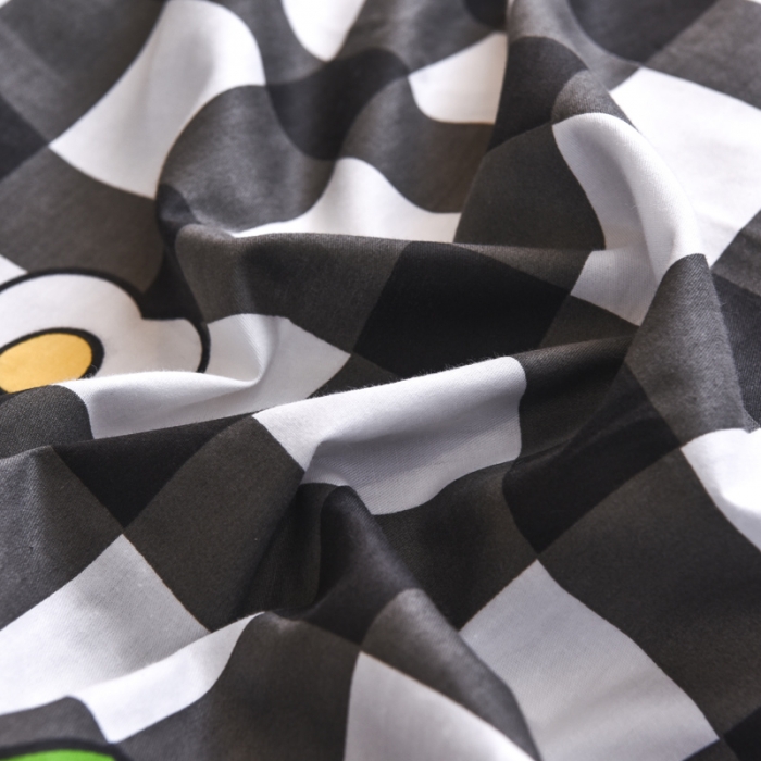 91家纺网 家纺一手货源 找家纺 琪琪阁 2021新款全棉+牛奶绒四件套温馨草莓