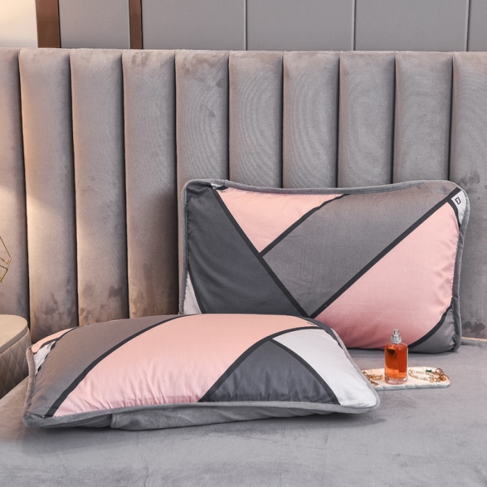 91家纺网 家纺一手货源 找家纺 琪琪阁 2021新款全棉+牛奶绒四件套塔罗骑士