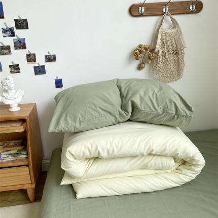 91家纺网 家纺一手货源 找家纺 （总）例外Home2021新款全棉水洗棉小红书学生三件套