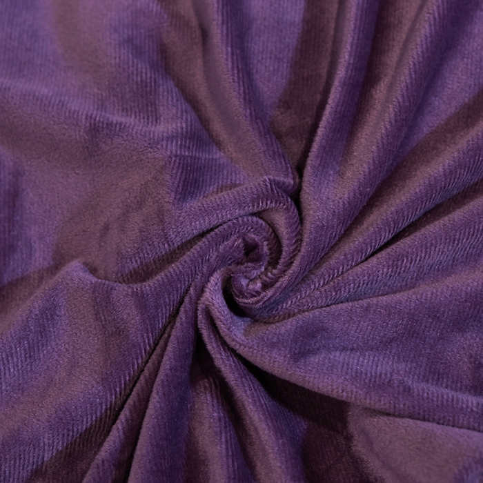 91家纺网 家纺一手货源 找家纺 网红馆 2025新款玲珑时尚水晶绒夹棉单品床裙被套枕套 深紫