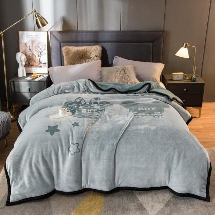 91家纺网 家纺一手货源 找家纺 （总）新印象 2021新款加厚复合羊羔绒毯