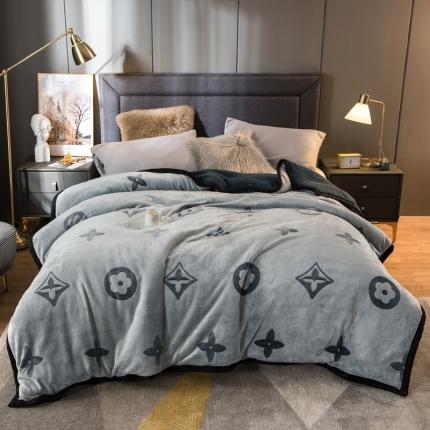 91家纺网 家纺一手货源 找家纺 （总）新印象 2021新款加厚复合羊羔绒毯