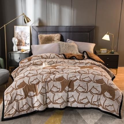 91家纺网 家纺一手货源 找家纺 （总）新印象 2021新款加厚复合羊羔绒毯