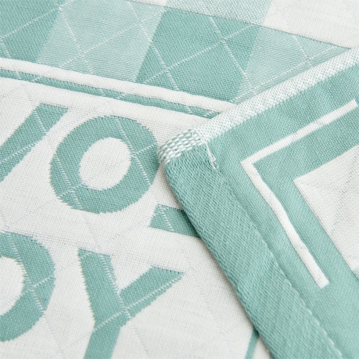 91家纺网 家纺一手货源 找家纺 朴尔2021全棉三层纱布定位枕巾52*78cm一对爱情方格绿