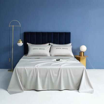 91家纺网 家纺一手货源 找家纺 (总）慕色 2021新款全棉纯色迪卡系列单床单