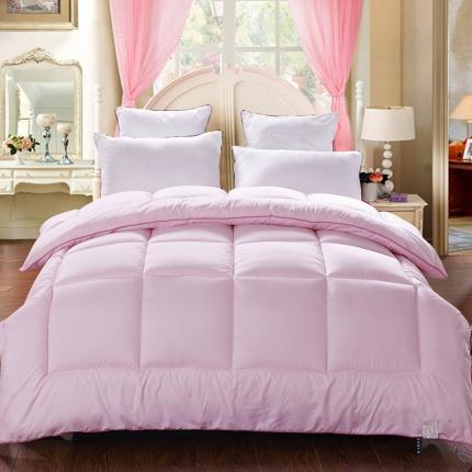 91家纺网 家纺一手货源 找家纺 （总）VIP被业 2021新款简约纯色羽丝绒冬被