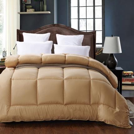 91家纺网 家纺一手货源 找家纺 （总）VIP被业 2021新款简约纯色羽丝绒冬被