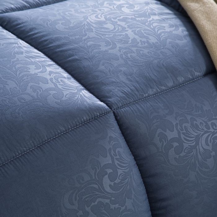 91家纺网 家纺一手货源 找家纺 （总）VIP被业 2021新款简约纯色羽丝绒冬被