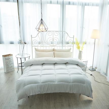 91家纺网 家纺一手货源 找家纺 （总）VIP被业 2021新款简约纯色羽丝绒冬被