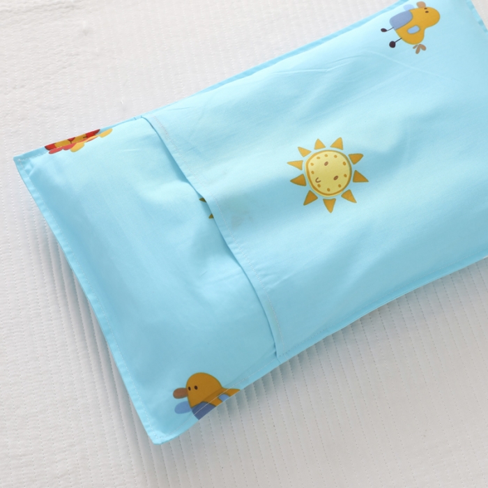 91家纺网 家纺一手货源 找家纺 吉咪兔家纺 2022新款13372纯棉卡通定位枕套 丛林狮子