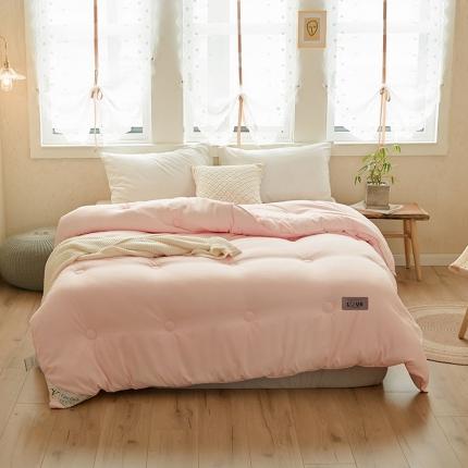 91家纺网 家纺一手货源 找家纺 VIP被业 2021新款云绒棉冬被 玉色