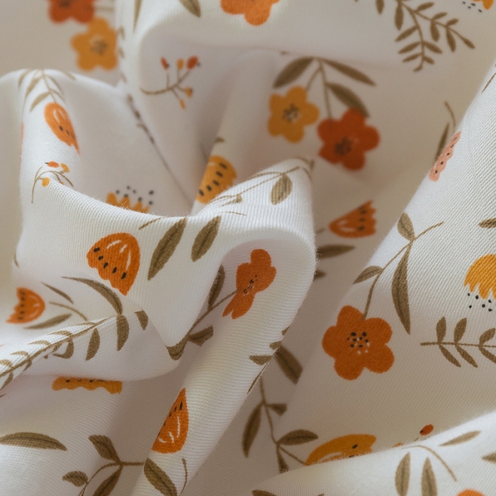 91家纺网 家纺一手货源 找家纺 千朵2021新款13372活性印花花边款四件套 花都