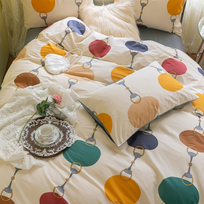 91家纺网 家纺一手货源 找家纺 千朵2021新款13372活性印花款四件套 巴比伦