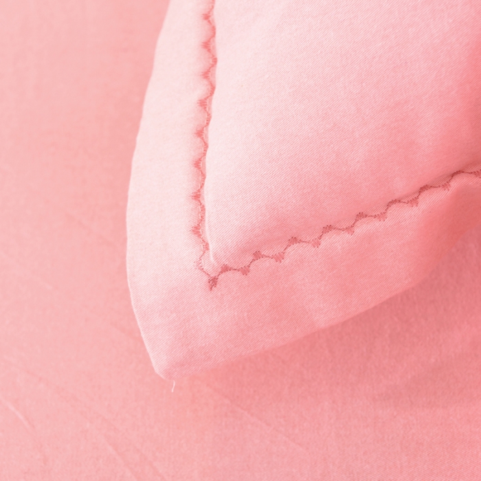 91家纺网 家纺一手货源 找家纺 百花王2021新款全棉绣花四件套 时尚浅玉色